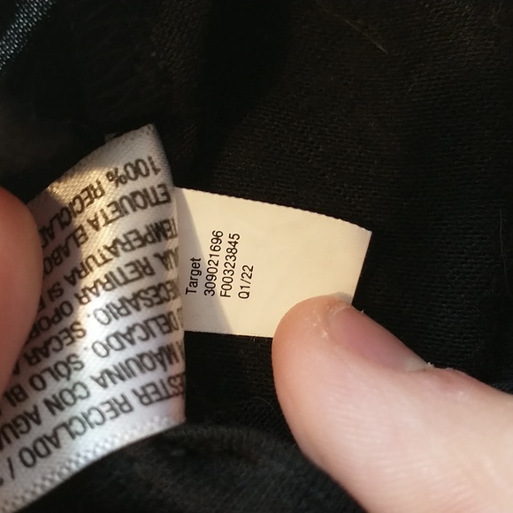 JoyLab Black Crop Workout Tank Size S - Picture 6 of 10